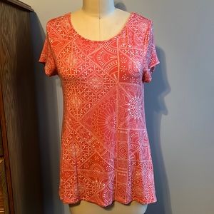 Cable & Gauge peach tunic